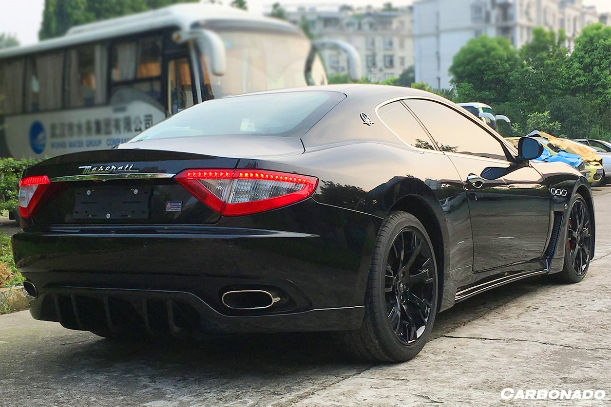 2008 - 2013 Maserati GranTurismo MC Style Carbon Fiber Rear Diffuser
