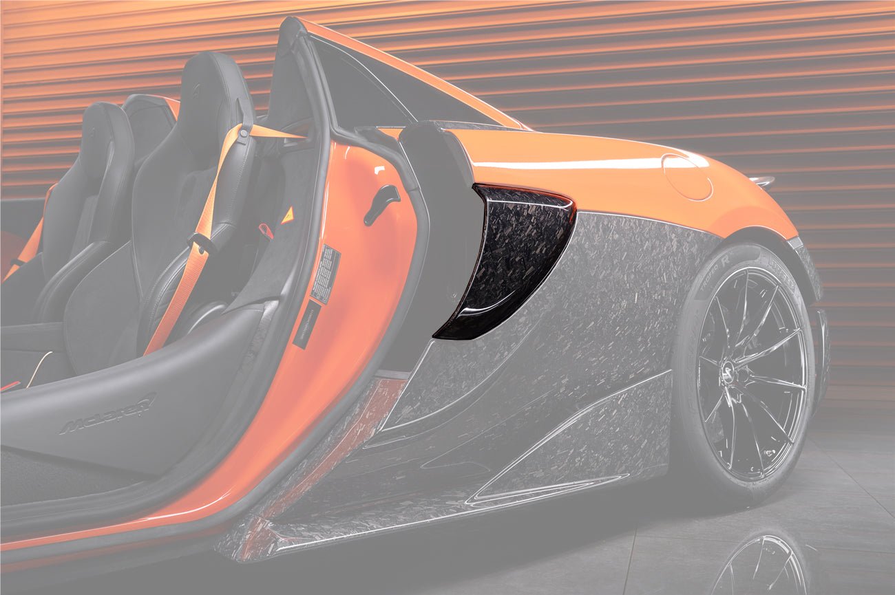 2018 - 2021 McLaren 600lt Carbon Fiber Quarter Panel Side Scoops