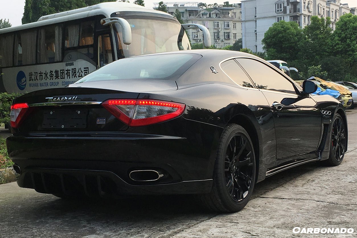 2008 - 2013 Maserati GranTurismo MC Style Carbon Fiber Rear Diffuser