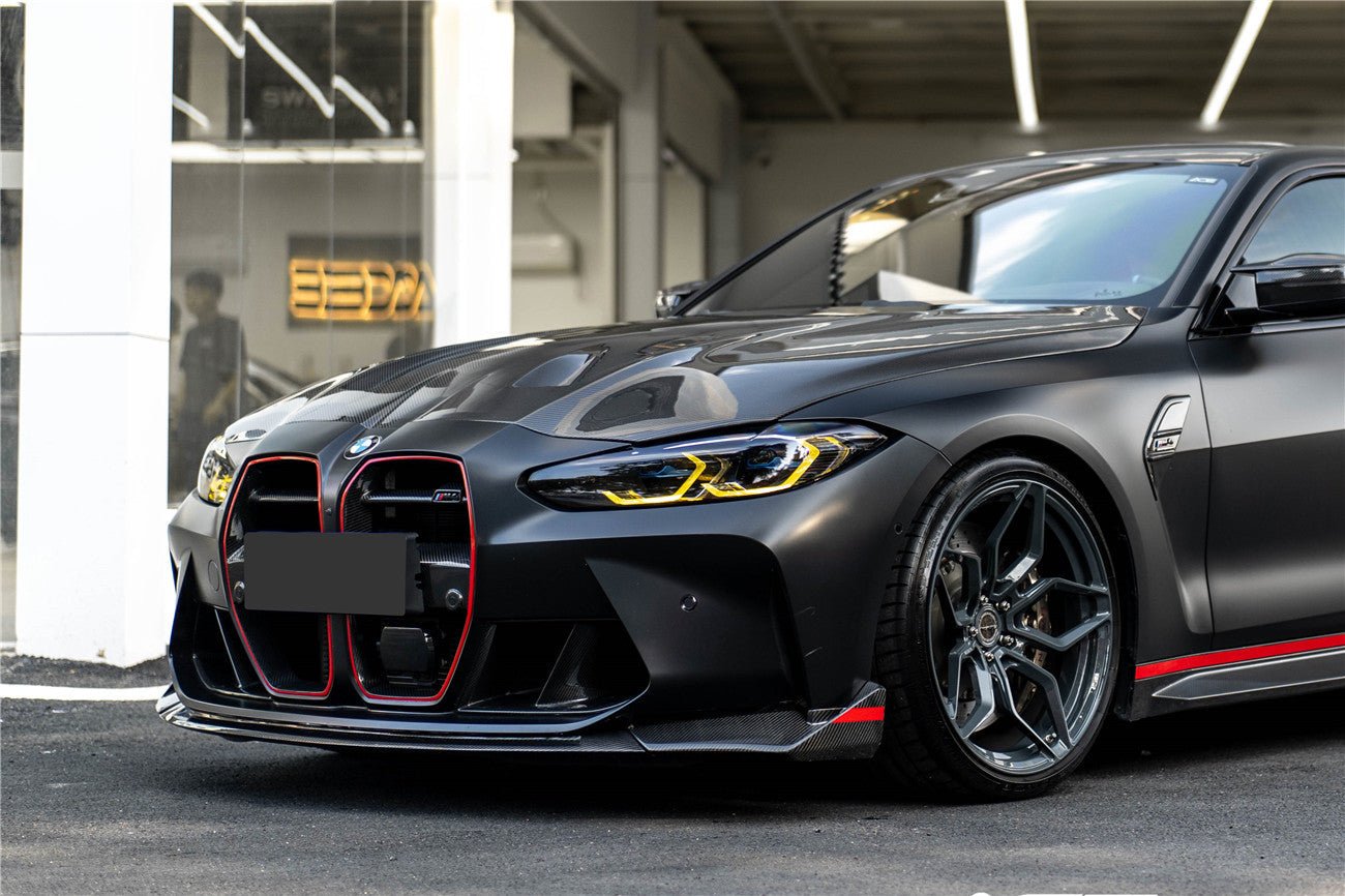 2021-2025 BMW M3 G80 M4 G82 G83 CL Style Dry Carbon Fiber Front Lip