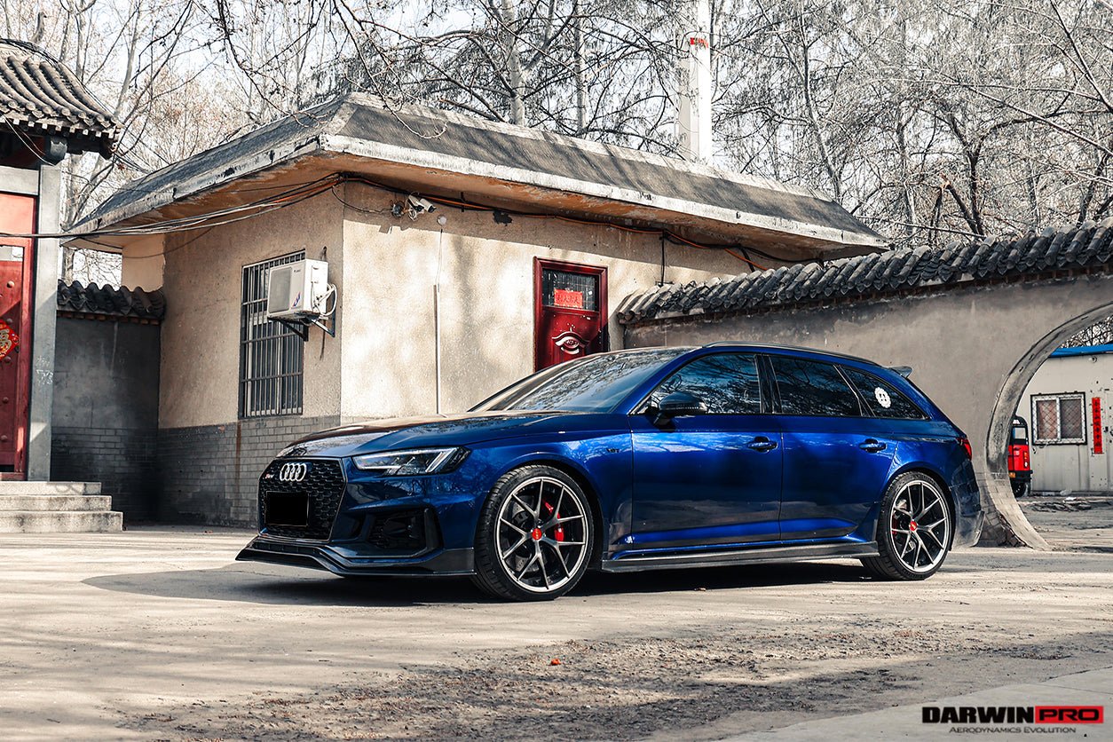 2017 - 2024 Audi RS4 B9 BKSS Style Side Skirts Under Board