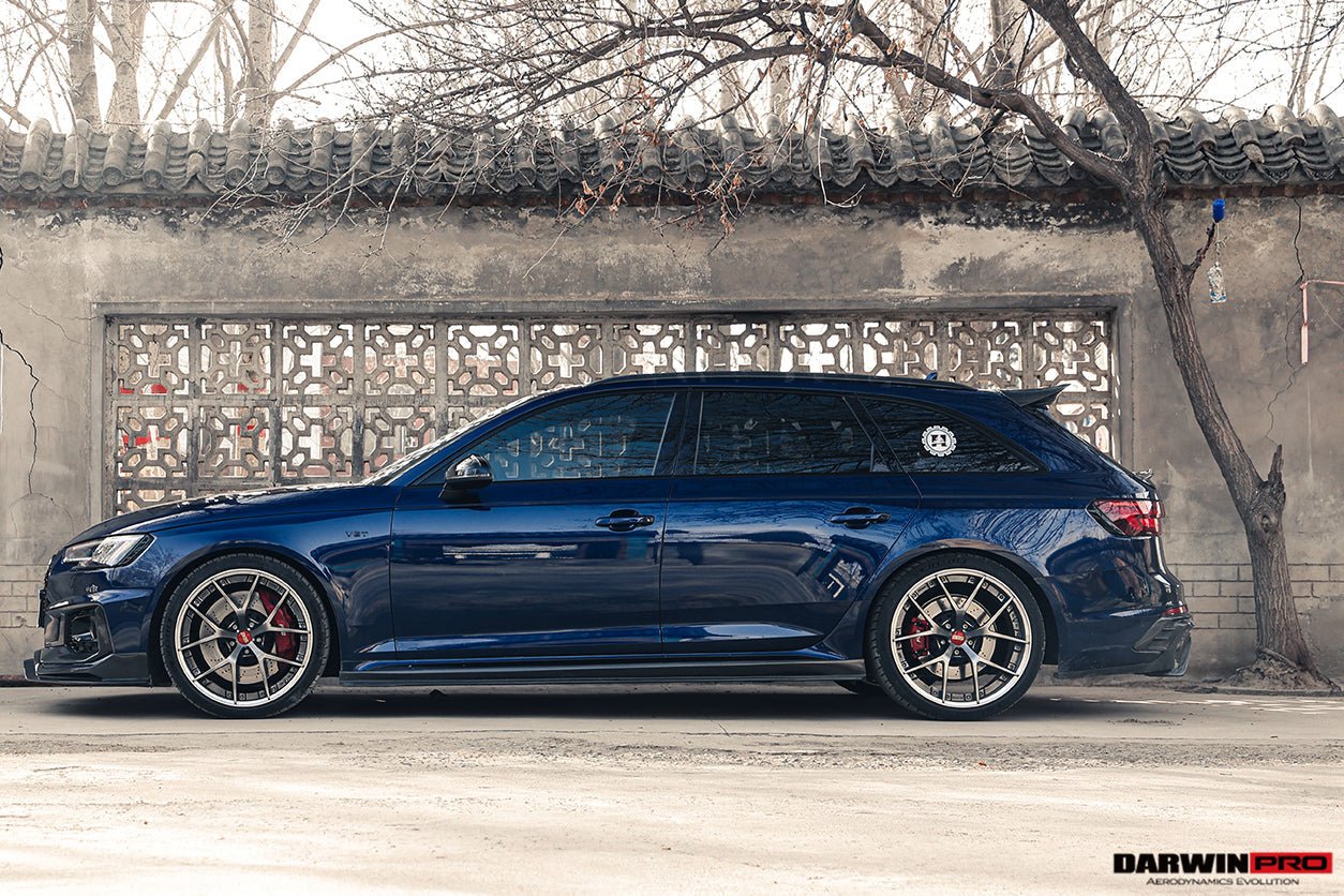 2017 - 2024 Audi RS4 B9 BKSS Style Side Skirts Under Board