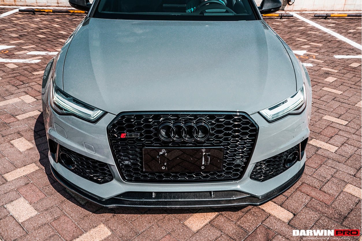 2013 - 2018 Audi RS6 Avant Carbon Fiber Carbon Fiber Front Lip