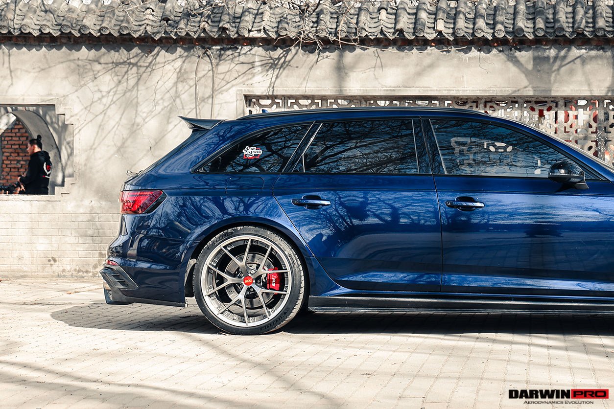 2017 - 2024 Audi RS4 B9 BKSS Style Side Skirts Under Board