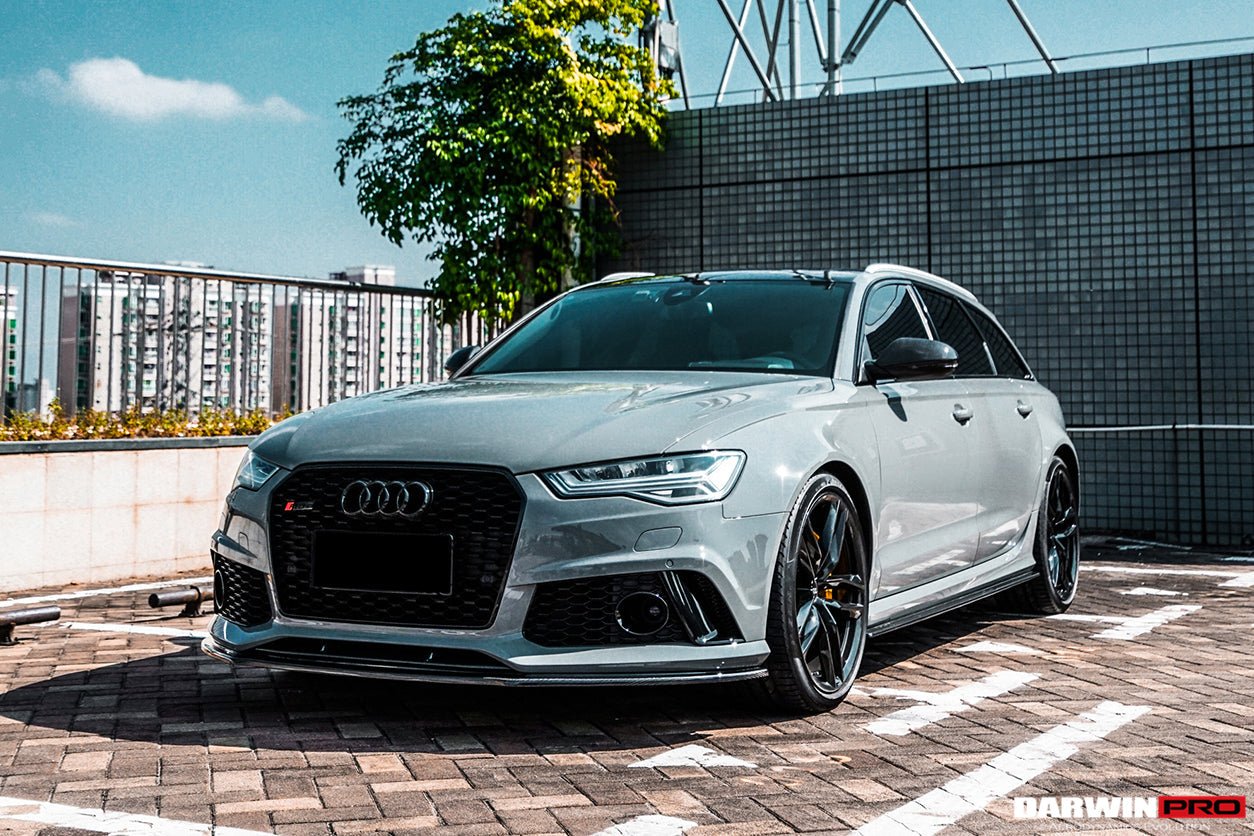 2013 - 2018 Audi RS6 Avant Carbon Fiber Carbon Fiber Front Lip