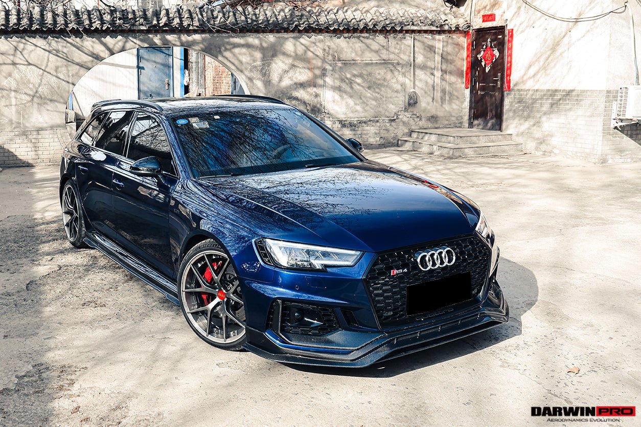 2017 - 2024 Audi RS4 B9 BKSS Style Side Skirts Under Board