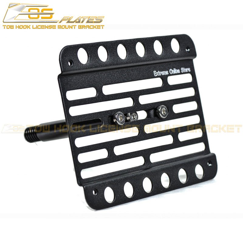 Toyota GR Corolla GZEA14 Tow Hook License Plate Mount Bracket Adjustable Aluminum 2023-Up