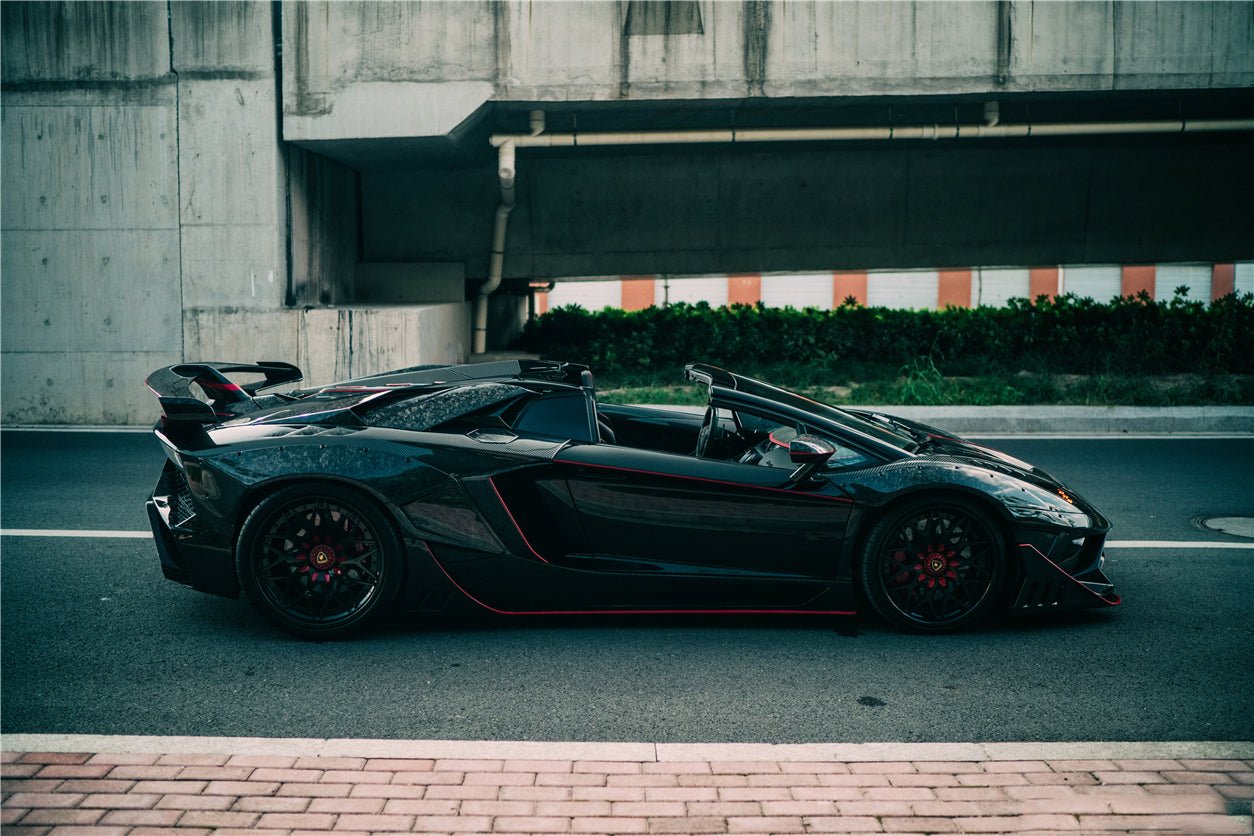 2011 - 2016 Lamborghini Aventador LP700 Coupe & Roadster BKSSII Style Carbon Fiber Rear Quarter Panels