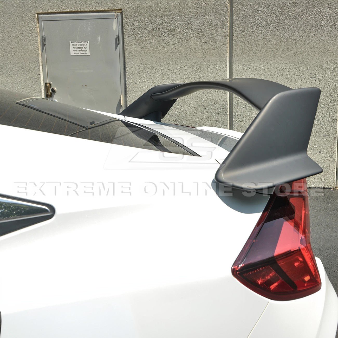 Honda Civic FC Sedan Type R Conversion Matte Black Rear Trunk Spoiler 2016-2021