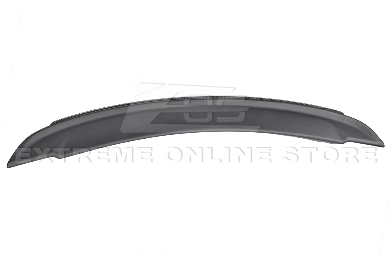 Chevrolet Camaro 5th Gen ZL1 Style Gloss Black Carbon Fiber Wickerbill Rear Trunk Spoiler 2010-2013