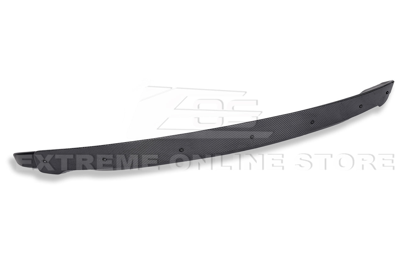Chevrolet Camaro 5th Gen ZL1 Style Gloss Black Carbon Fiber Wickerbill Rear Trunk Spoiler 2010-2013