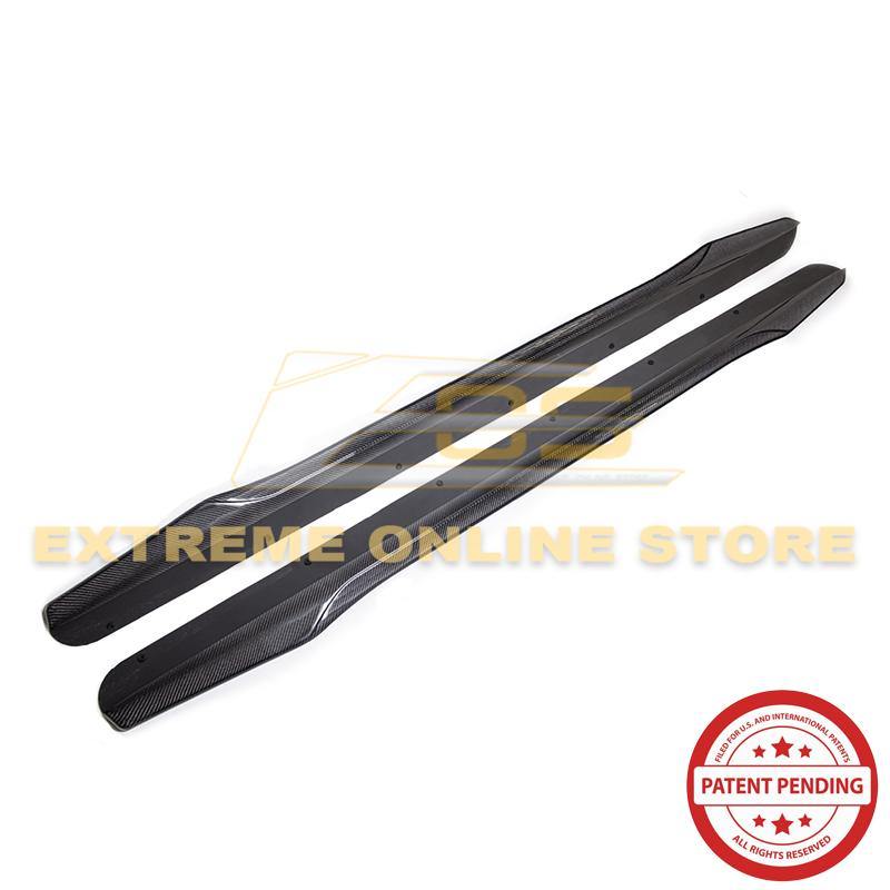 Cadillac CTS-V Carbon Fiber Front Splitter Side Skirts Kit 2009-2015