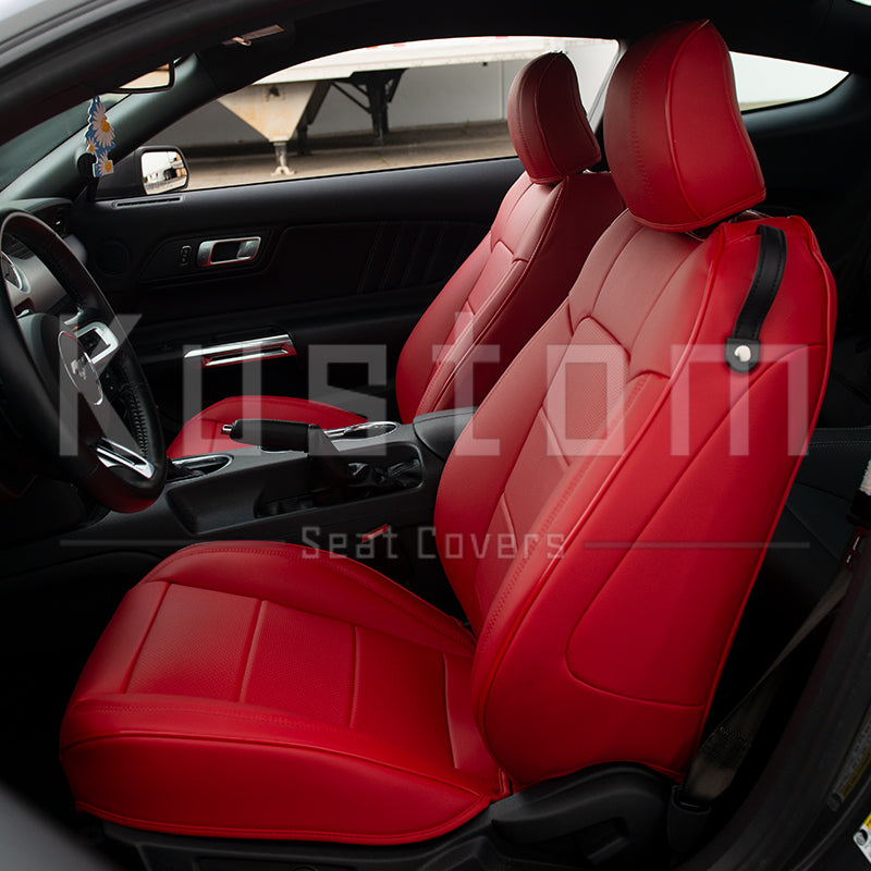 2015-23 Ford Mustang S550 Coupe Genuine Leather Seat Covers
