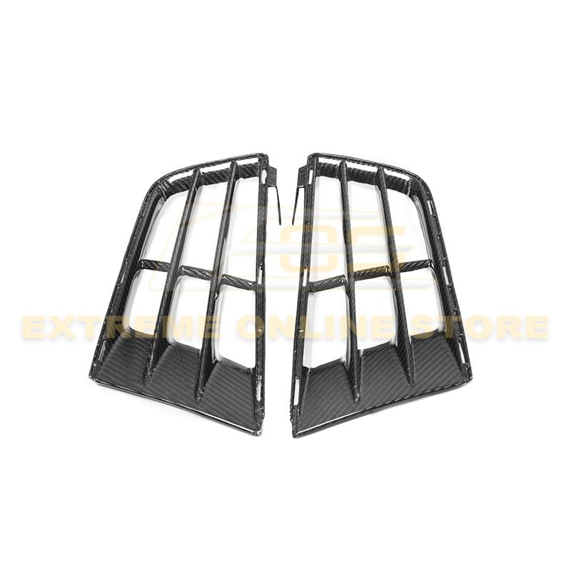 Cadillac CTS-V V3 Dry Carbon Fiber Front Grille Insert Set 2016-2019