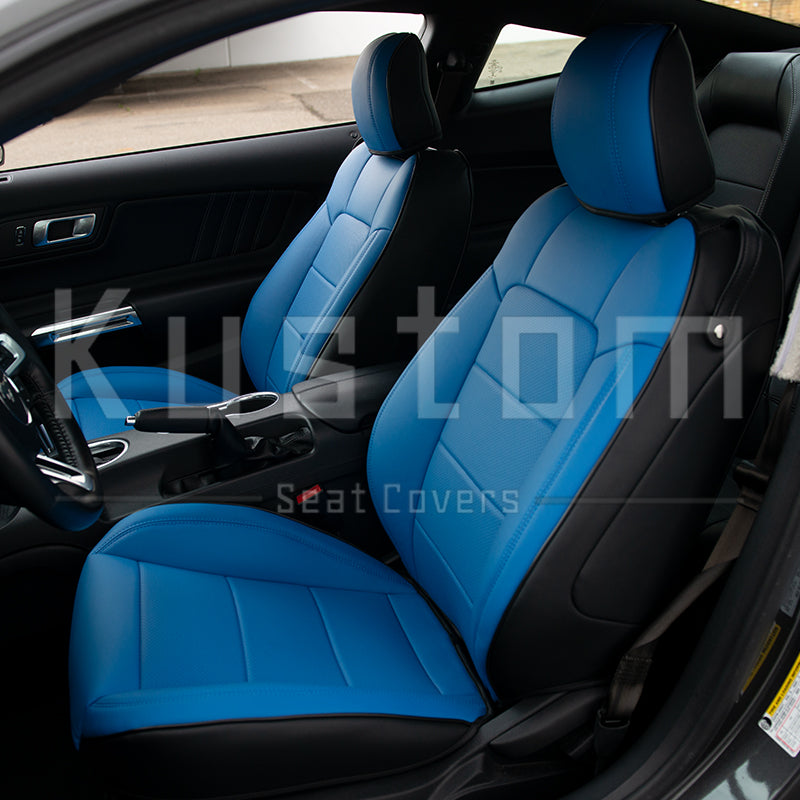 2015-23 Ford Mustang S550 Coupe Genuine Leather Seat Covers