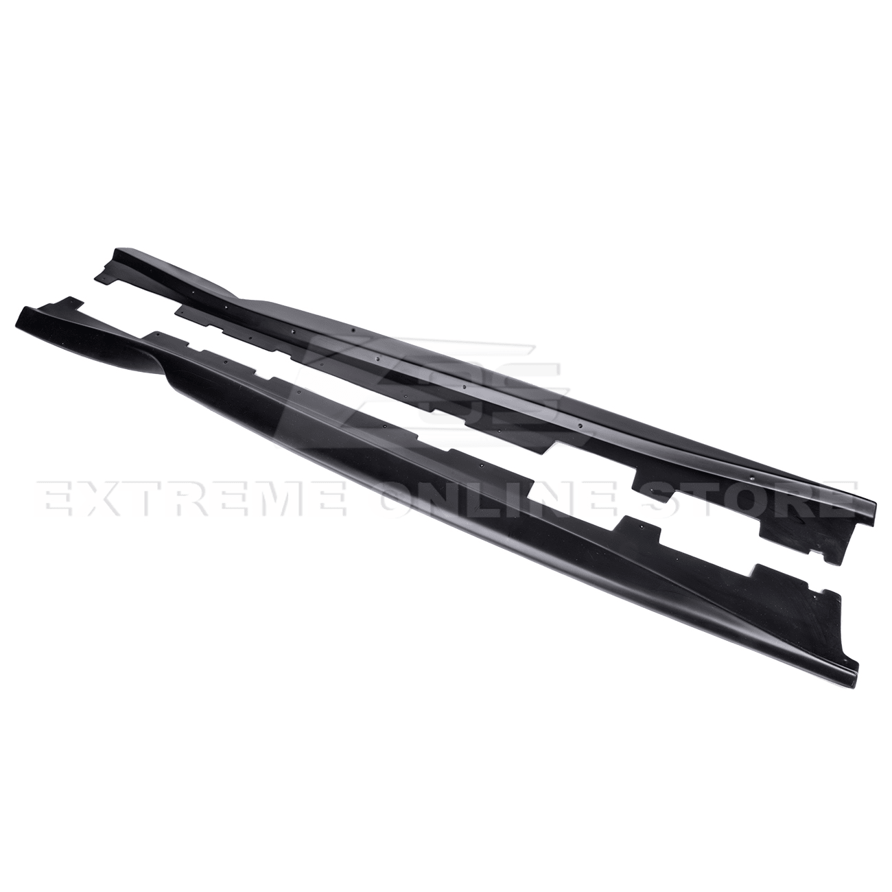 Chevrolet Camaro 6th Gen T6 Style Gloss Black Carbon Fiber Side Skirts 2019-2024