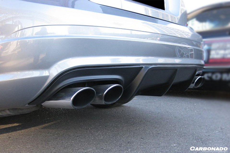 2008 - 2011 Mercedes Benz W204 C63 AMG AK Style Carbon Fiber Rear Lip