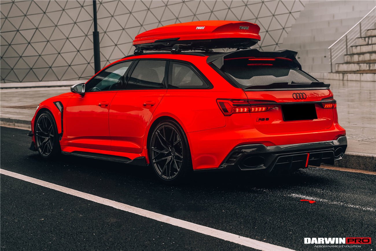 2019 - 2025 Audi RS6 Avant C8 & RS7 Quattro BKSS Style Rear Diffuser