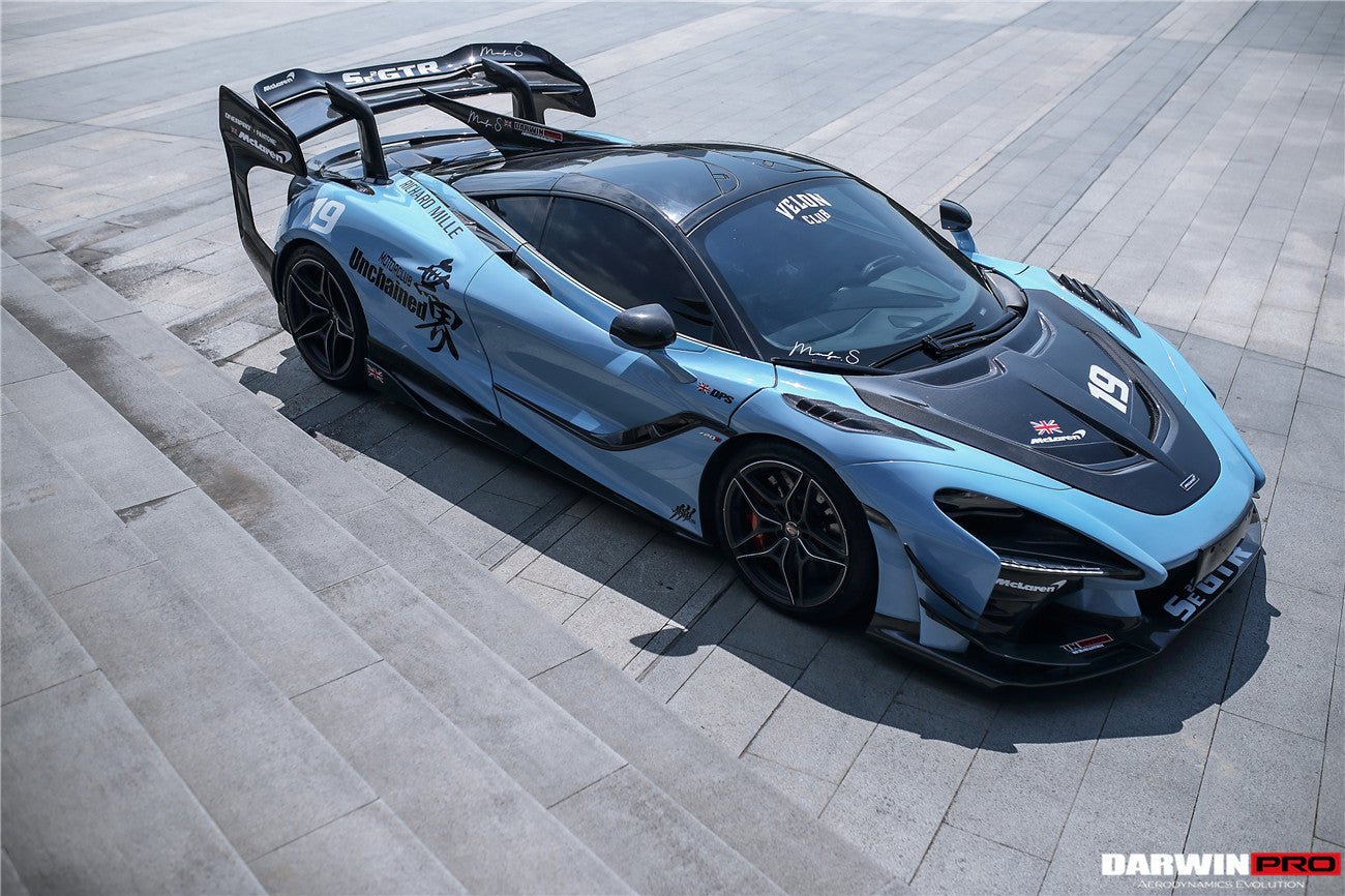 2017 - 2022 McLaren 720S Se²GTR Style Trunk Wing with Side Winglets