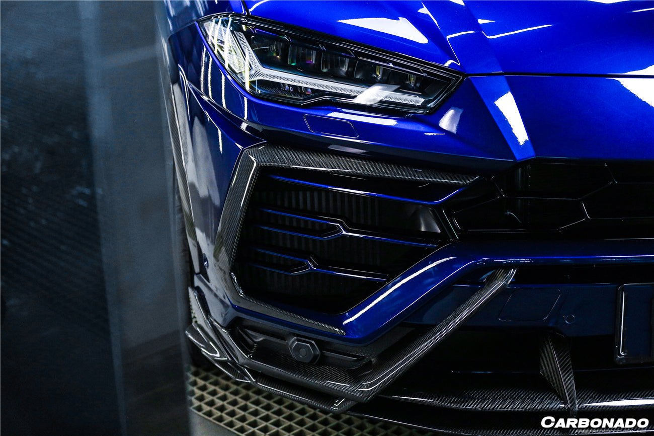 2018 - 2022 Lamborghini URUS TC Style Dry Carbon Fiber Front Bumper Vents