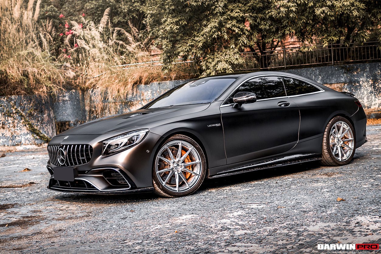 2018 - 2021 Mercedes Benz C217 S63 & S65 AMG Coupe BKSS Style Carbon Fiber Front Lip