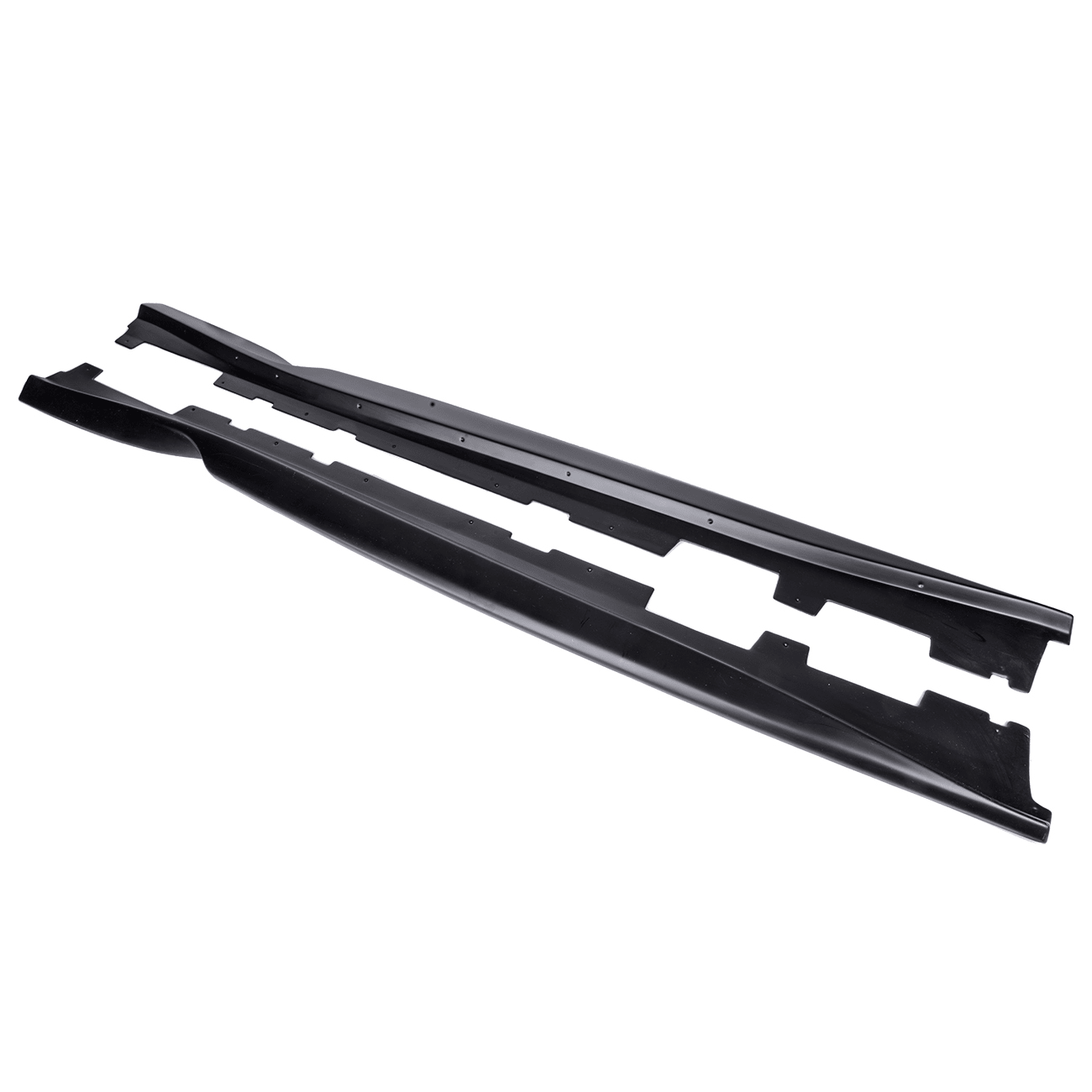 Chevrolet Camaro 6th Gen T6 Style Gloss Black Carbon Fiber Side Skirts 2019-2024