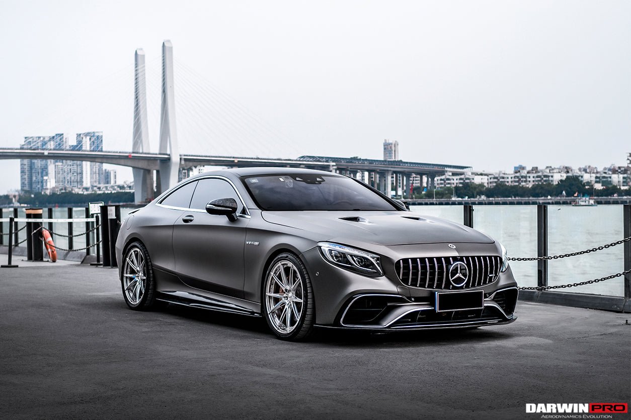 2018 - 2021 Mercedes Benz C217 S63 & S65 AMG Coupe BKSS Style Carbon Fiber Front Lip