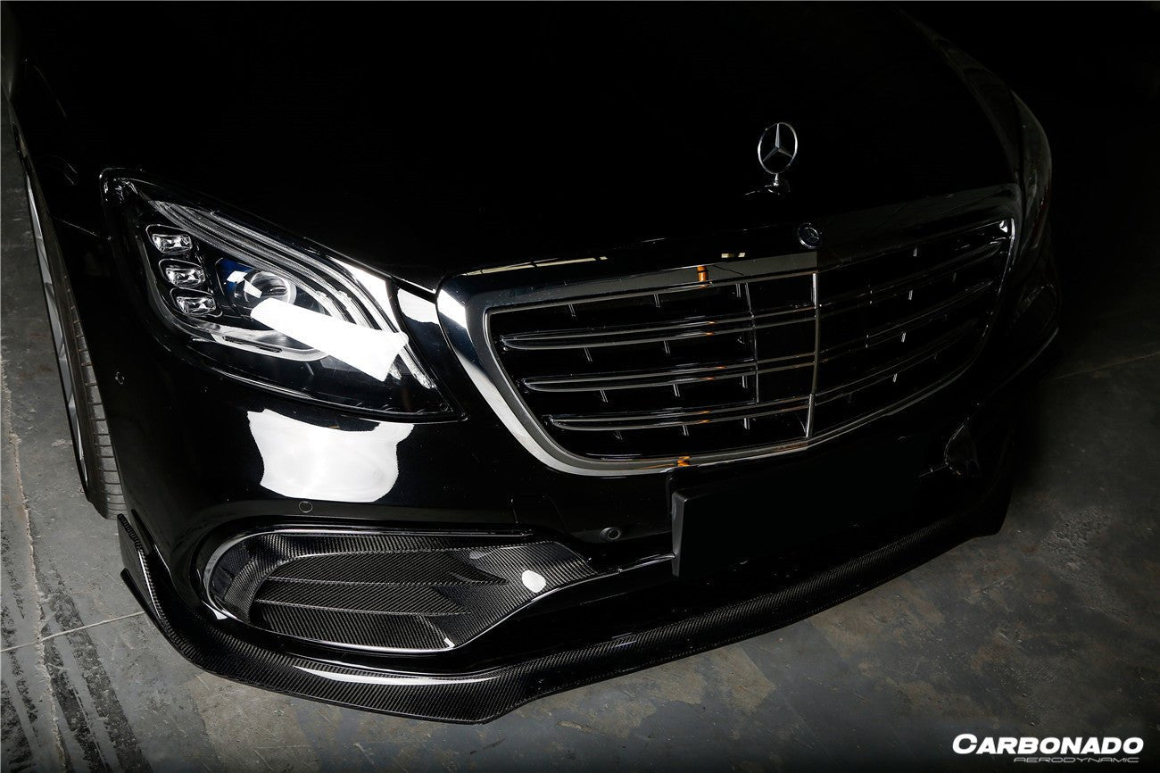 2017 - 2020 Mercedes Benz S63 W222 Sedan MSY Style Front Lip