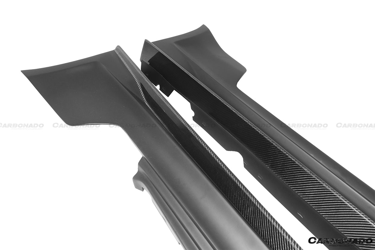 2008-2013 BMW 1M Only RZ Style Carbon FIber Side Skirts