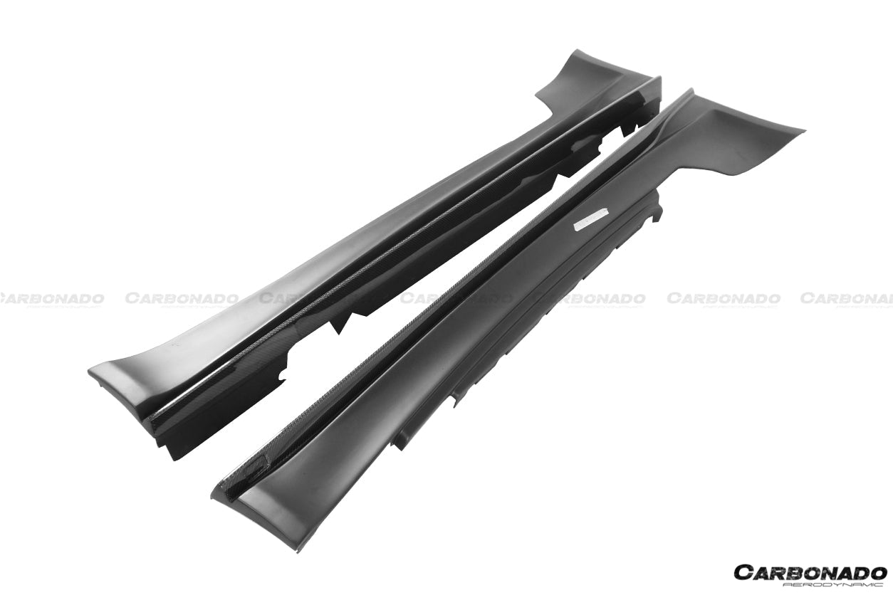 2008-2013 BMW 1M Only RZ Style Carbon FIber Side Skirts