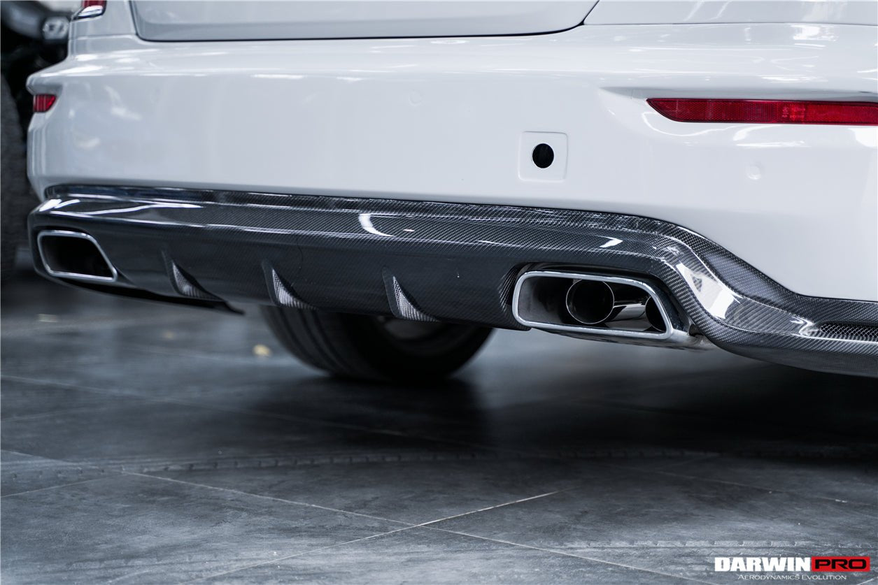 2016 - 2020 Rolls-Royce Wraith & Dawn BKSS Style Partial Carbon Fiber Rear Bumper