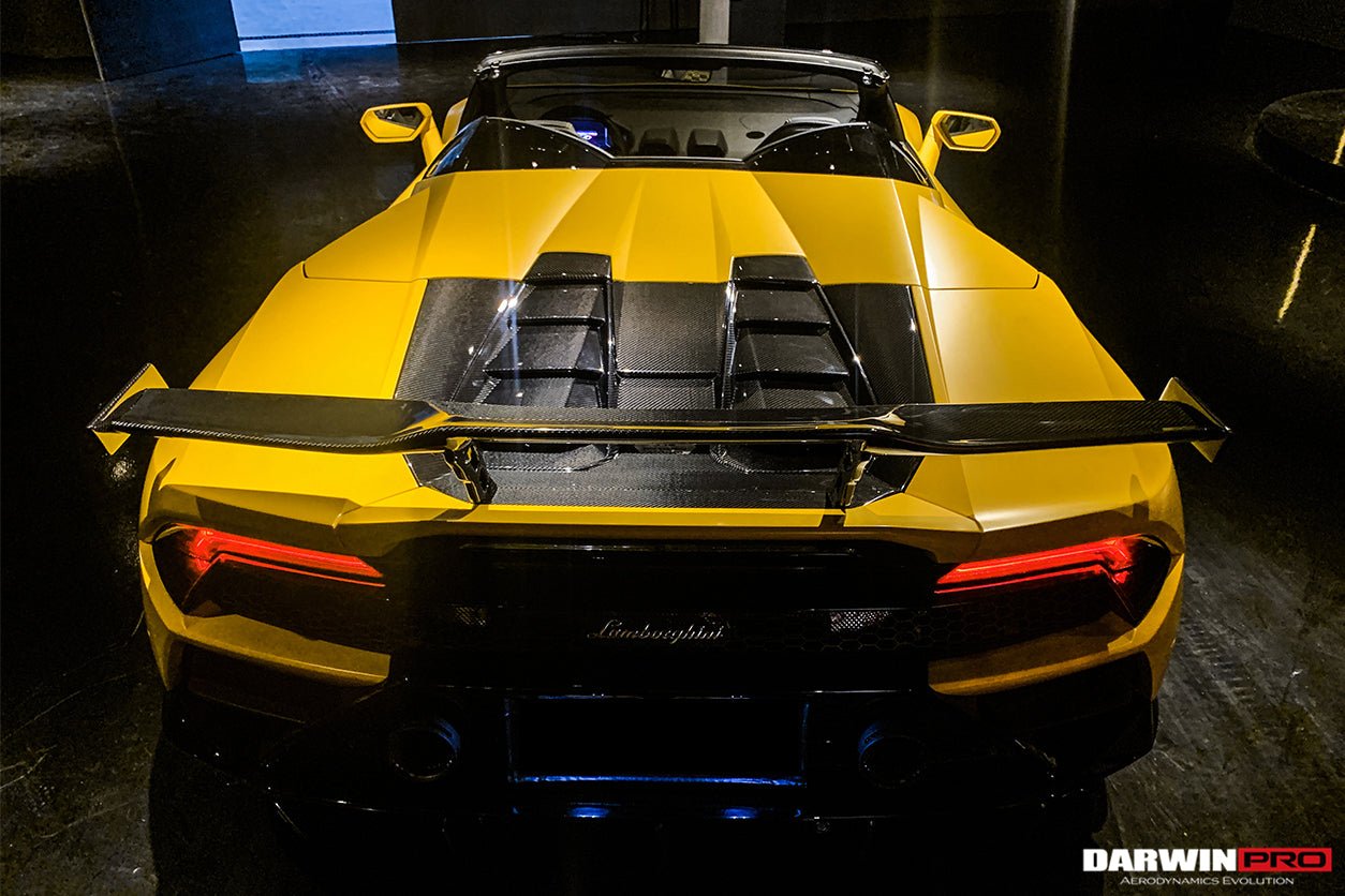 2019 - 2023 Lamborghini Huracan EVO Spyder OD Style Dry Carbon Engine Trunk Hood