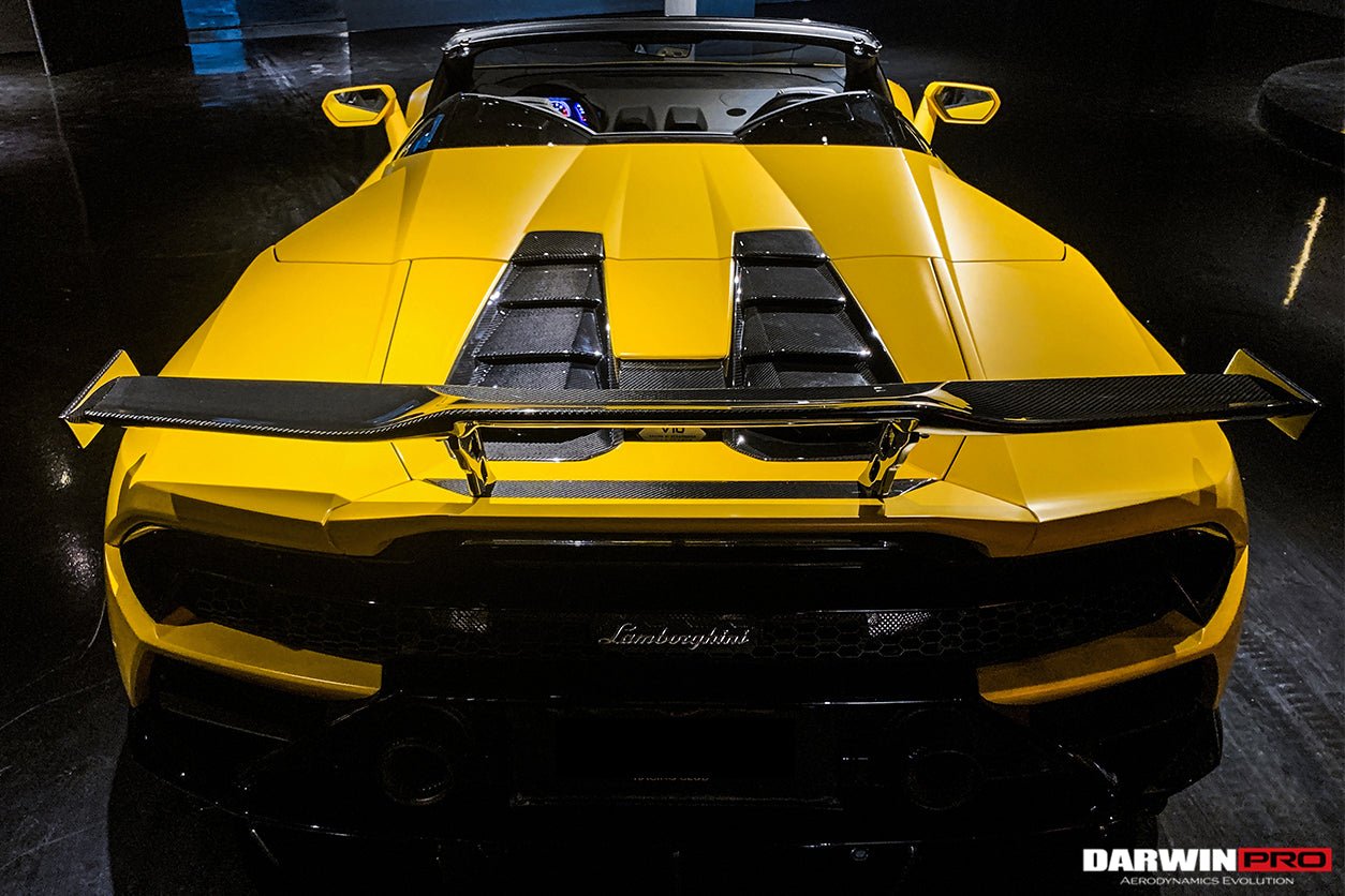 2019 - 2023 Lamborghini Huracan EVO OD Style Dry Carbon Trunk Spoiler Wing