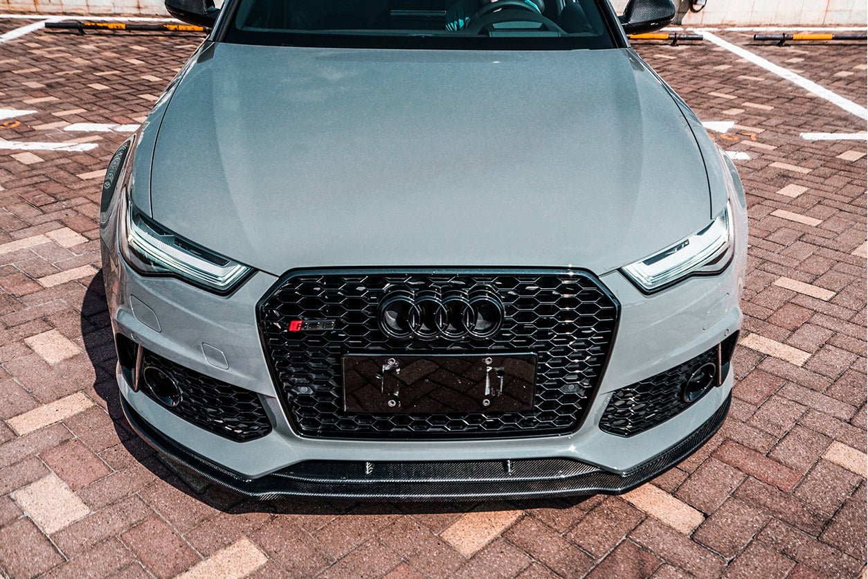 2013 - 2018 Audi RS6 Avant MN Style Carbon Fiber Front Lip