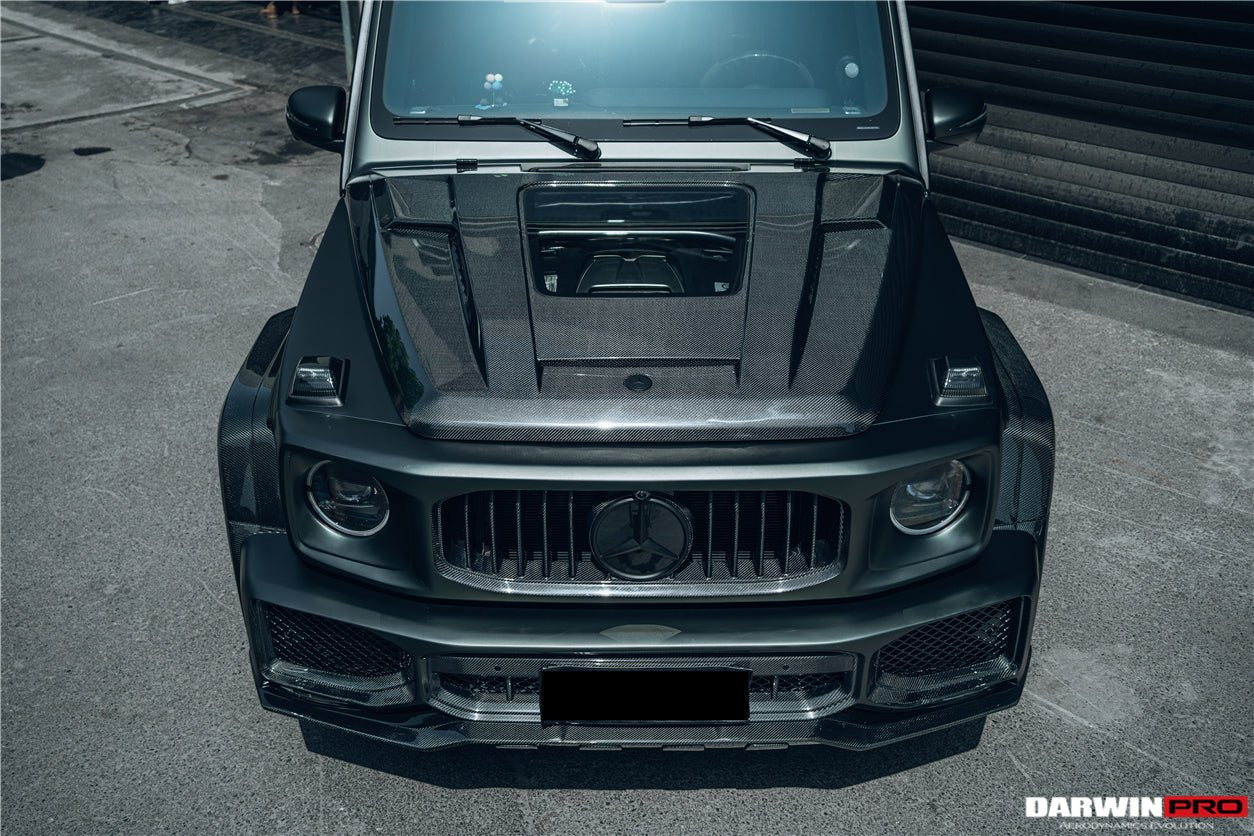 2019 - 2023 Mercedes Benz W464 G-Class G Wagon G500 & G550 & G63AMG IMP Performance Partial Carbon Fiber Hood