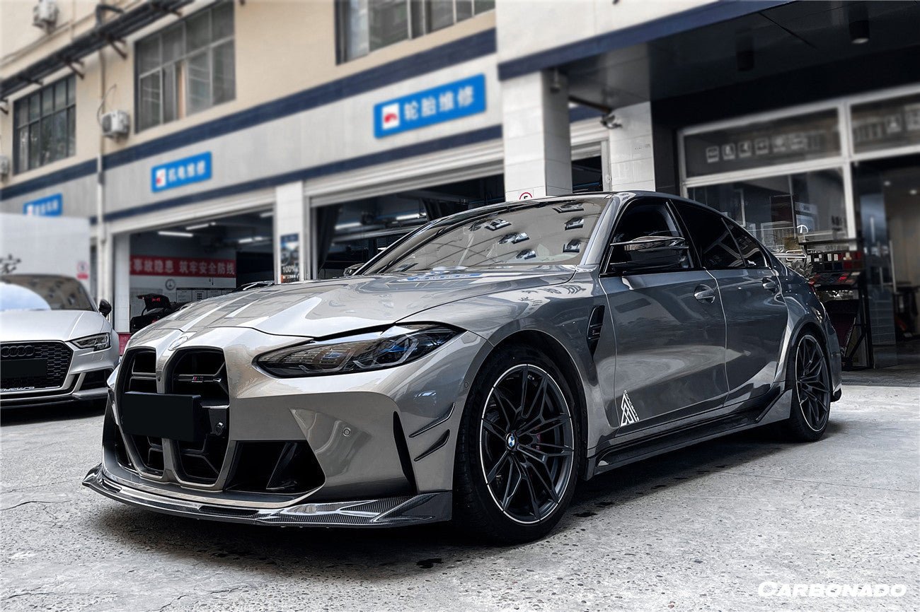 2021-2025 BMW M3 G80 M4 G82 G83 MP Style Carbon Fiber Front Canards