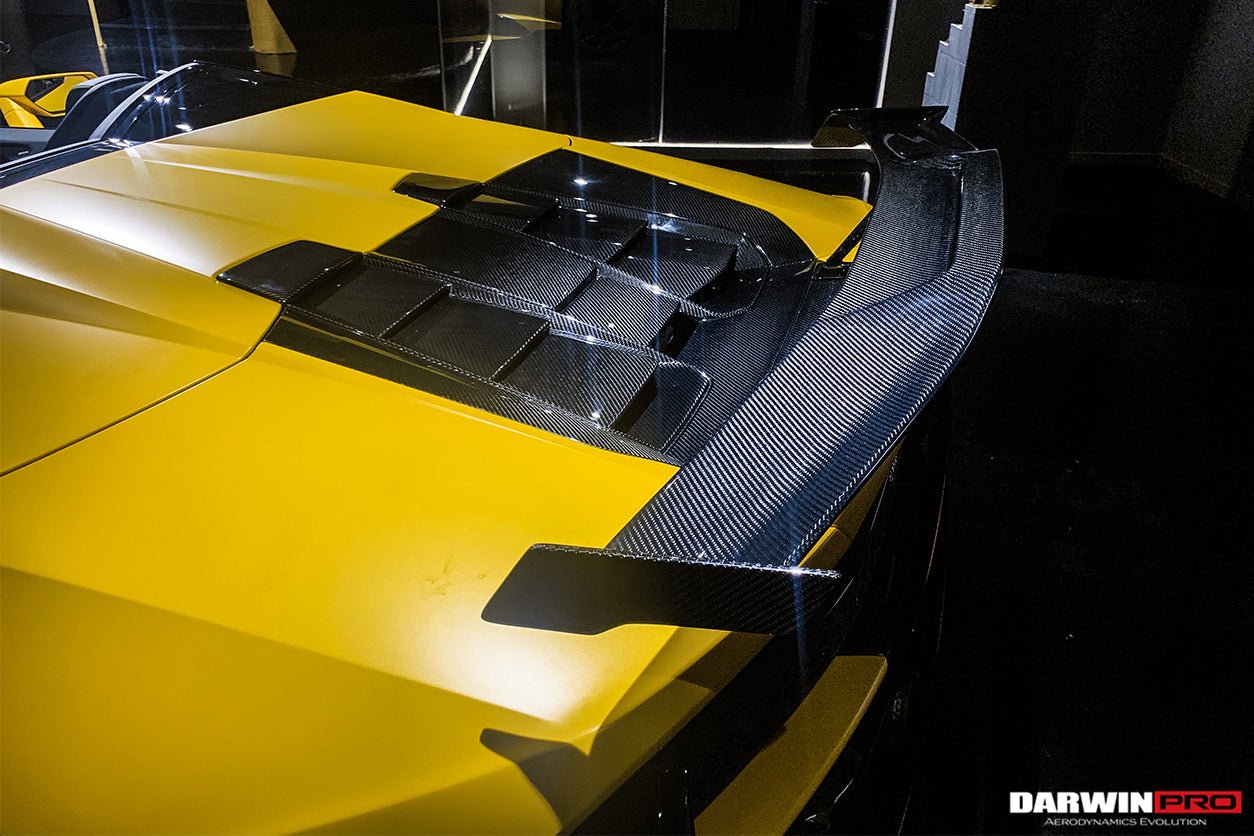 2019 - 2023 Lamborghini Huracan EVO OD Style Dry Carbon Trunk Spoiler Wing
