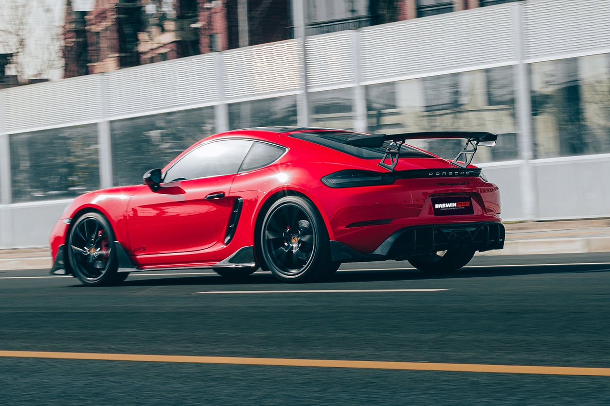 2016 - 2024 Porsche 718 Cayman & Boxster Stuttmate Carbon Fiber Side Skirts