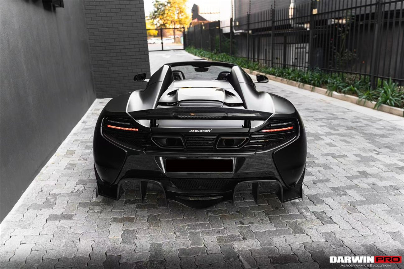 2014 - 2017 McLaren 650s Carbon Fiber Rear Bumper