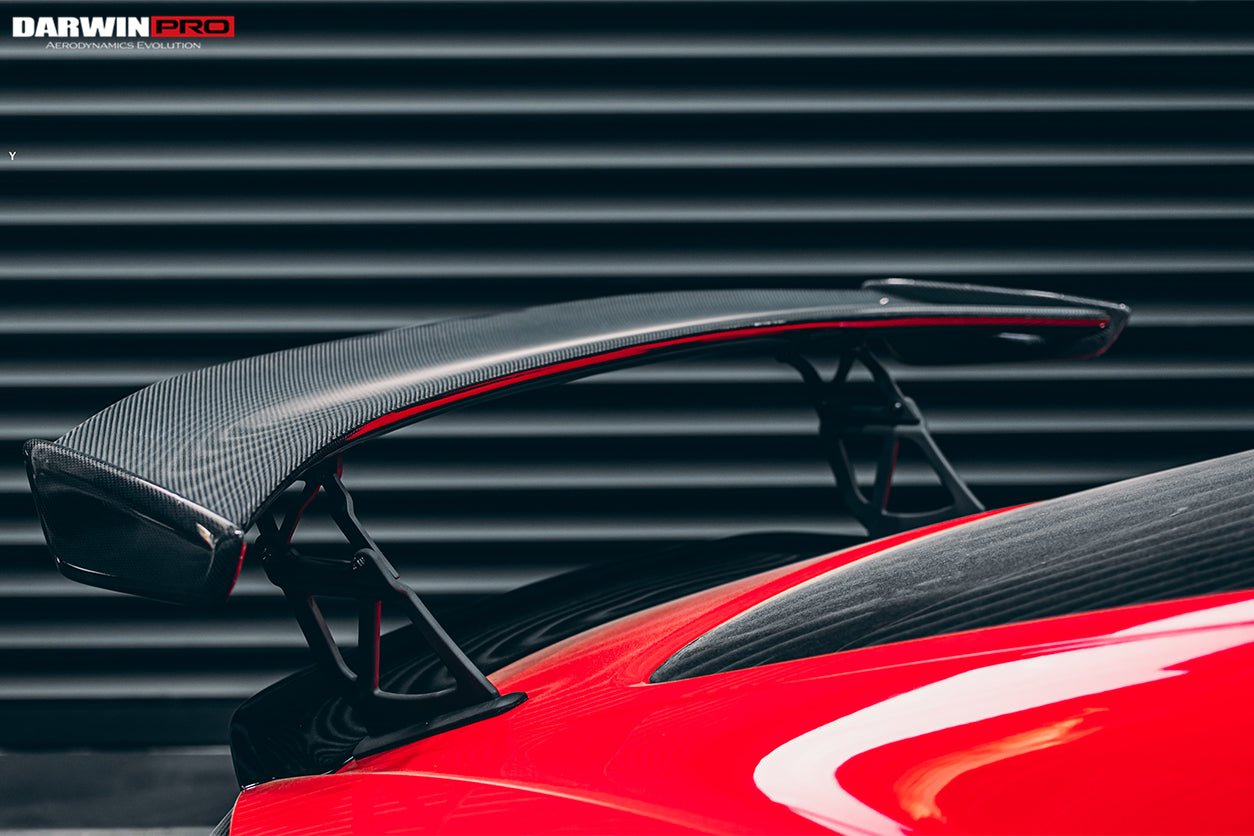 2016 - 2024 Porsche 718 Cayman & Boxster BKSS Style Carbon Fiber Trunk Spoiler