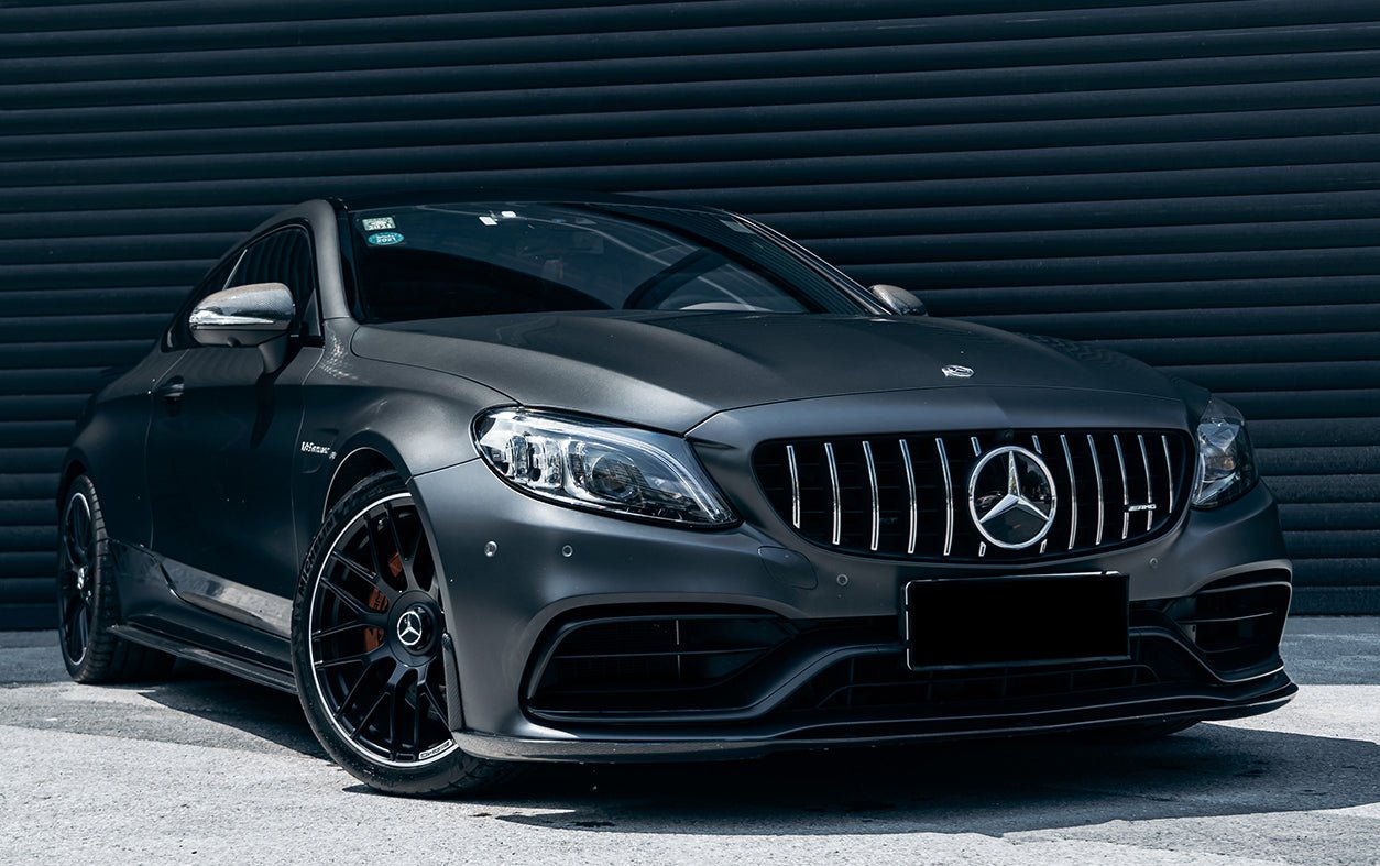 2015 - 2021 Mercedes Benz W205 C63/S AMG Coupe BKSS Style Carbon Fiber Front Lip