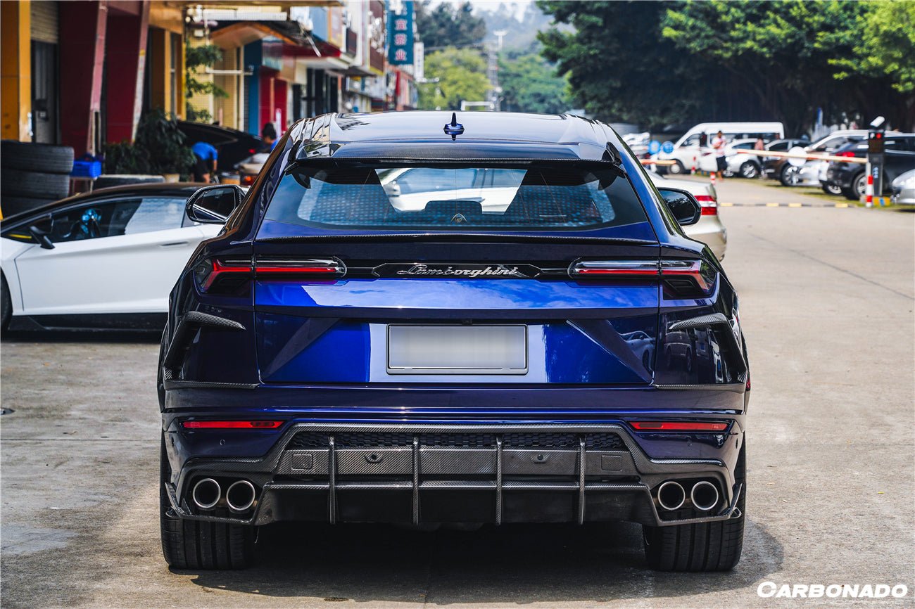 2018 - 2022 Lamborghini URUS TC Style Dry Carbon Fiber Rear Bumper Vents