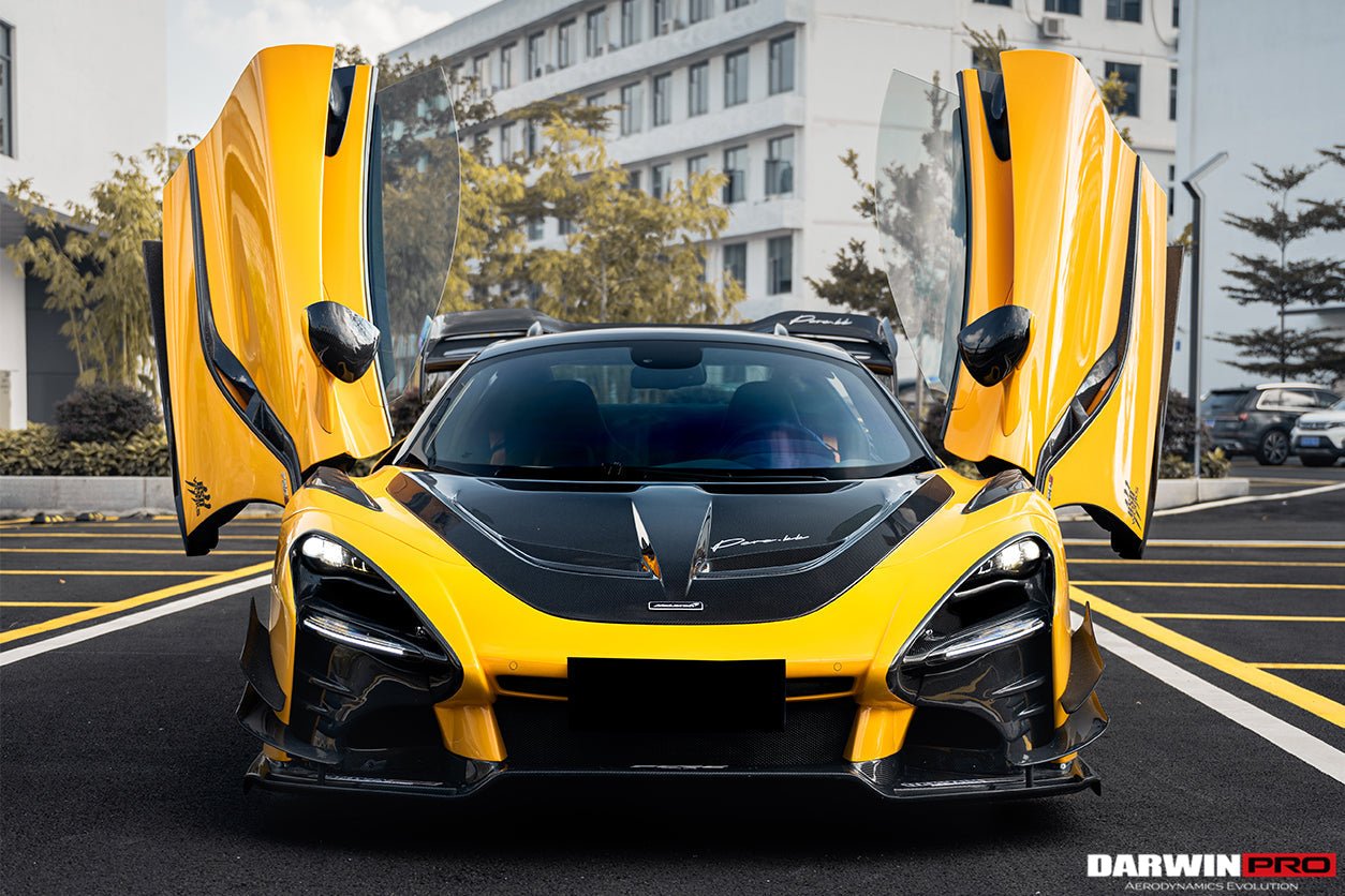 2017 - 2021 McLaren 720S Se²NWB Style Carbon Fiber Side Door Trims