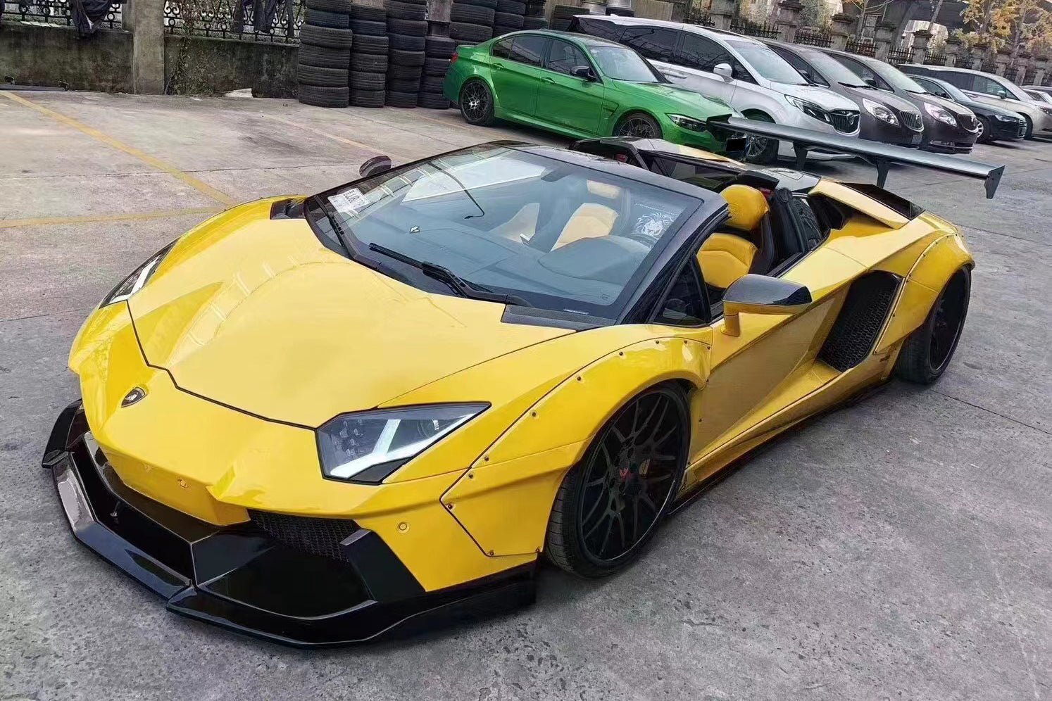 2011-2021 Lamborghini Aventador DE Style Front Wide Fender Flares