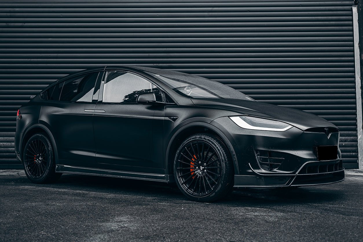 2019 - 2021 Tesla Model X SUV RZS Style Carbon Fiber Full Kit