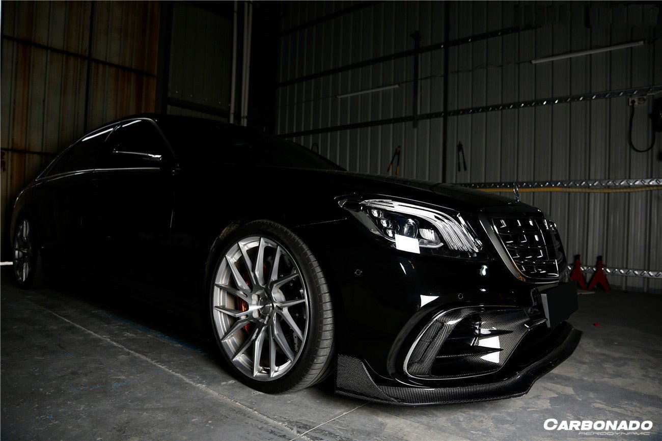 2017 - 2020 Mercedes Benz S63 W222 Sedan MSY Style Front Lip