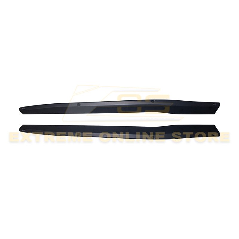 Chevrolet Camaro 6th Gen 1LE Facelift Side Skirts Gloss Black Unpainted 2019-2024