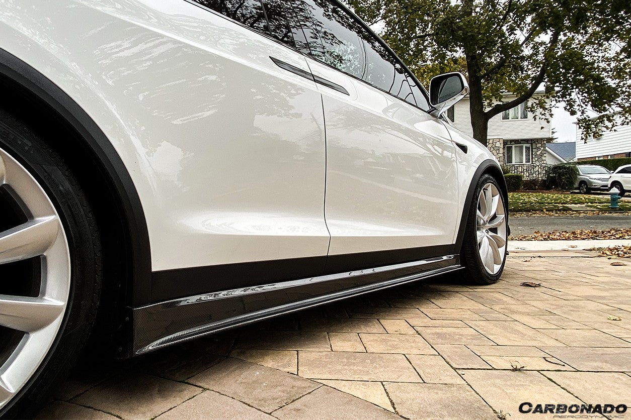 2016 - 2018 Tesla Model X SUV RZS Style Carbon Fiber Full Kit