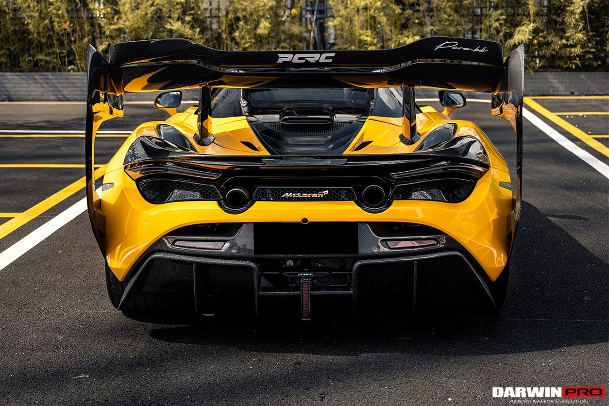 2017 - 2022 McLaren 720S Se²GTR Style Trunk Wing with Side Winglets