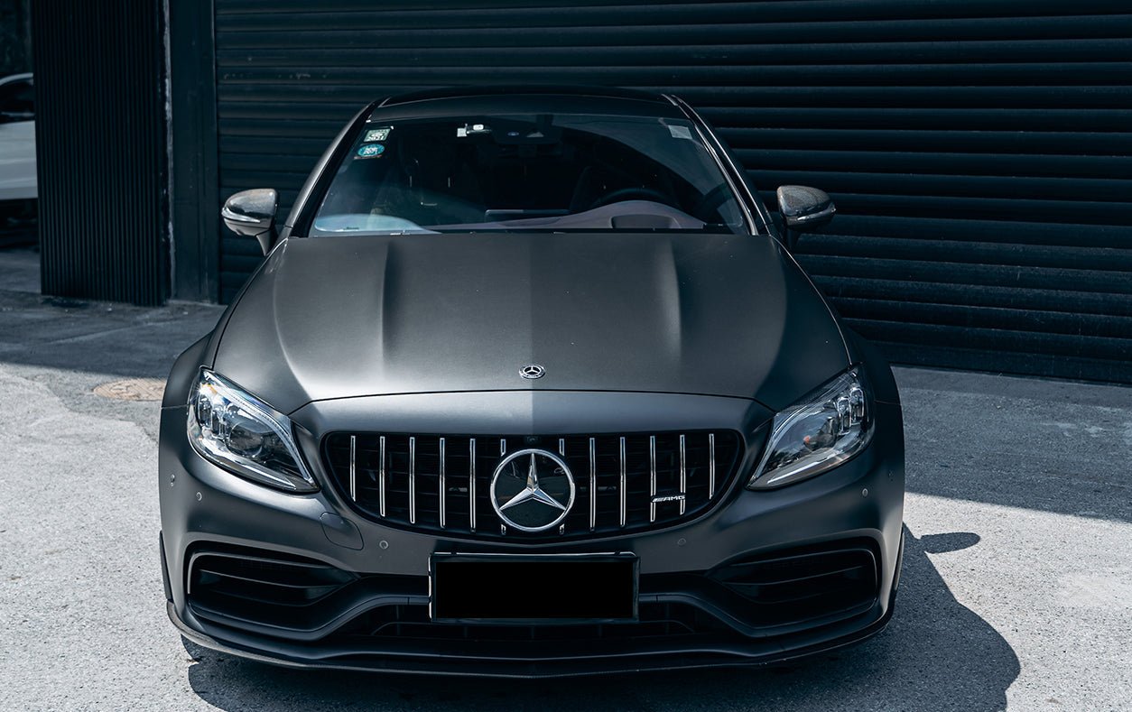 2015 - 2021 Mercedes Benz W205 C63/S AMG Coupe BKSS Style Carbon Fiber Front Lip